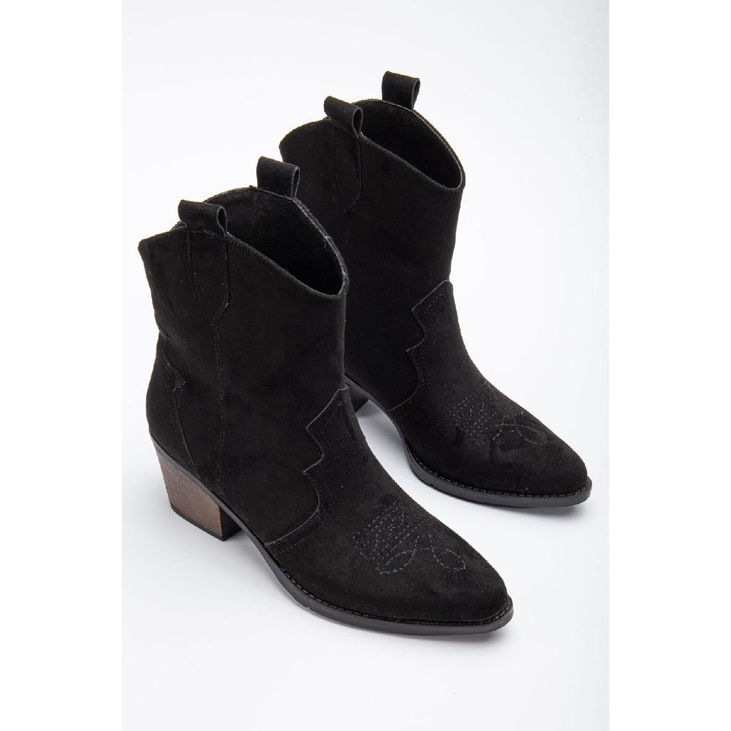 Krémové hnědé béžové matné semišové západní kovbojské boty