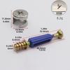 100Pcs Cabinet Lock and Screws for Furniture Assembly Eccentric Wheel and Wood Dowels for Cabinets and Drawers
