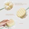 Bath Brush Ergonomic Design Long-Handled Back Scrubber Double Head Gentle Exfoliation Shower Body Scrubber