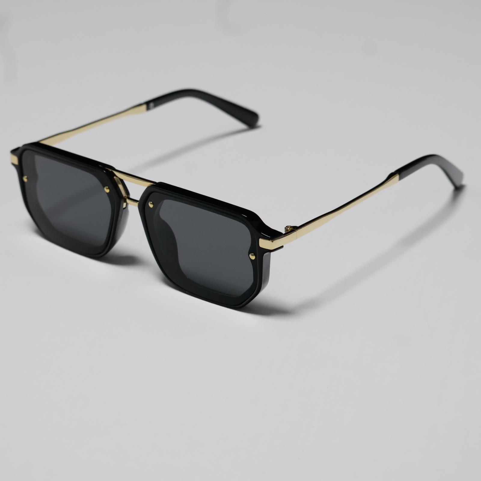 

JYL TS Men s Retro Double-Bridge - Square Driving Sun Shades ZS-98359 c-4633 фисташковый