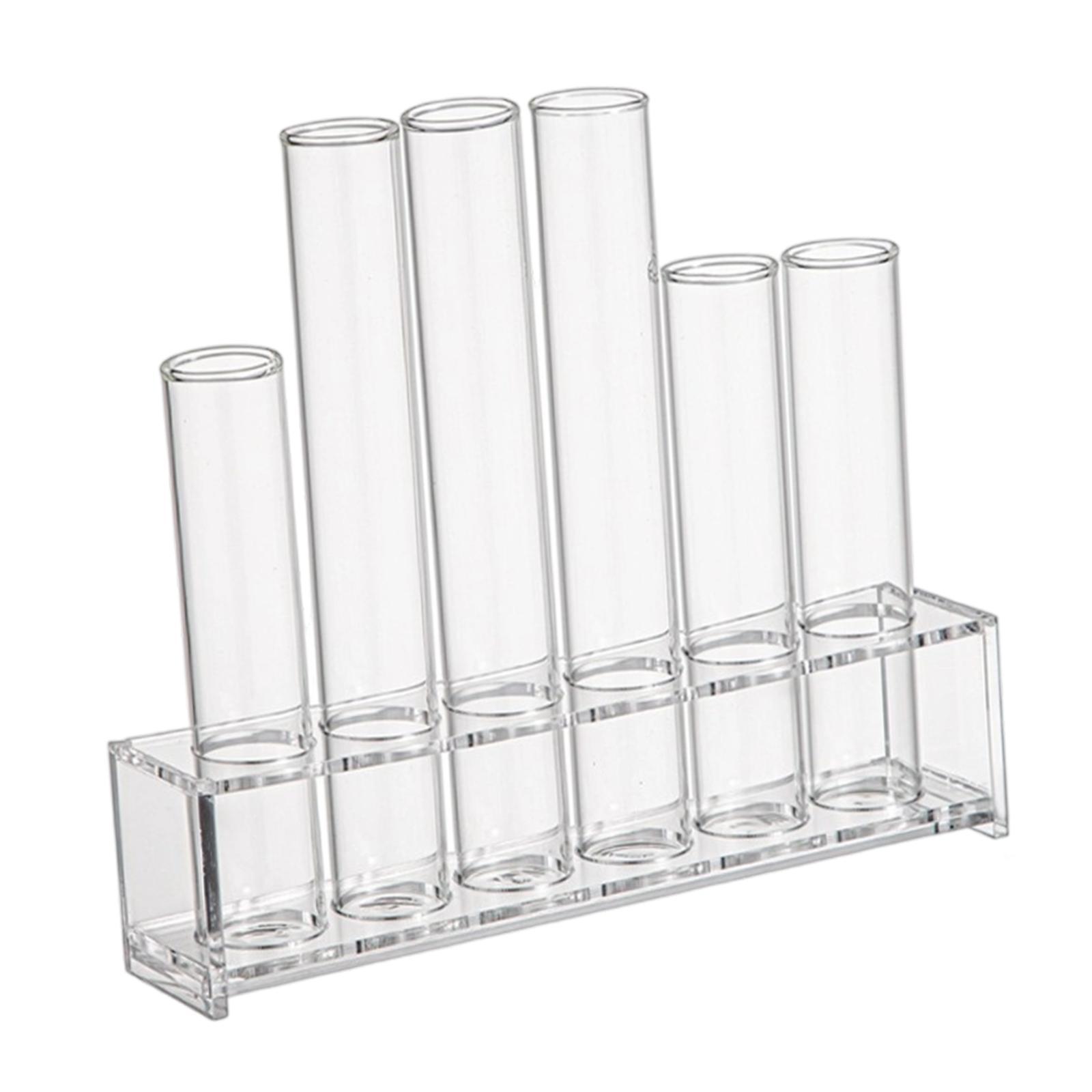 

Test Tube Vase Set Decorative Planter Housewarming Gift Propagation Station for Wedding Cafe Home Decoration Garden Balcony