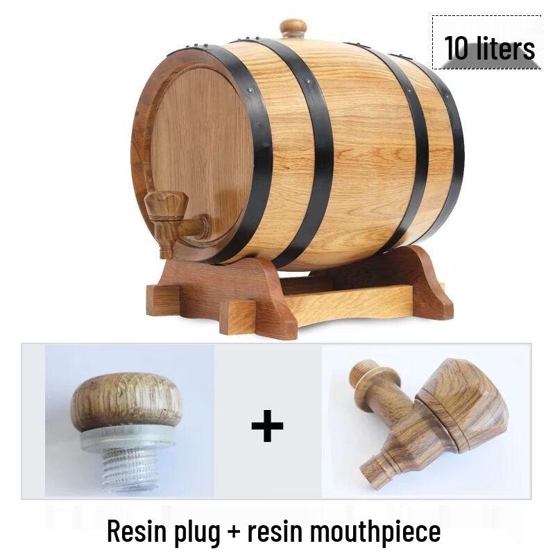 Solid Wood Oak Wine Barrel