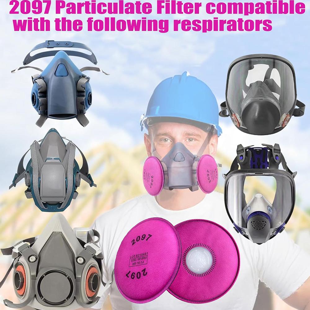 12Pcs 2097 Particulate Filters For 6000 7000 FF-400 Series