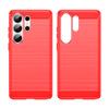 For Samsung Galaxy S26 Ultra Case Protective Phone Cover Carbon Fiber Texture Brushed