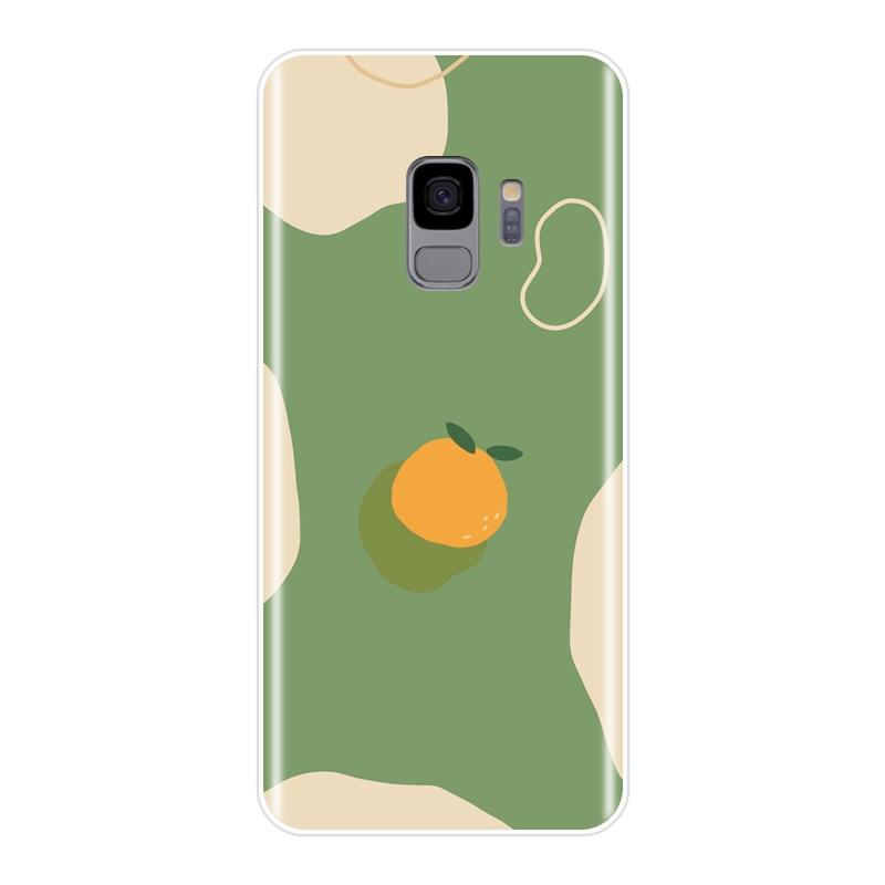 Etui na telefon Cytryna Pomarańcza Silikonowe Dla Samsung Galaxy Note 4 5 8 9 Miękkie Tylne Pokrowce Dla Samsung Galaxy S5 S6 S7 Edge S8 S9 Plus