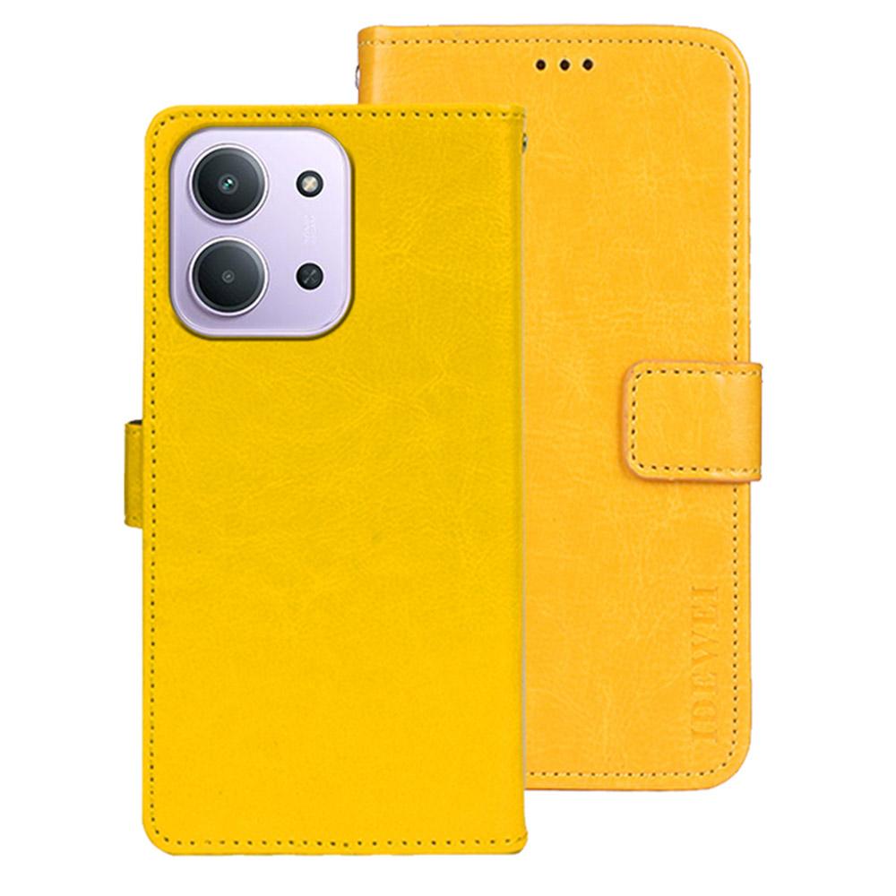 IDEWEI For Xiaomi Redmi 15C 4G (Global) (171mm)/Poco C85 4G (171mm) Stand Case Crazy Horse Texture Leather Phone Cover