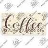 Coffee Metal Hanging Signs Decorative Plaques Door Aluminum Plaque In Home Decor Cafe Kitchen Hanging Home Decor