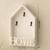 Multi Hook Wooden Key Organizer Metal Accent Entryway Key Holder Wall Mounted Storage Solution For Small Spaces