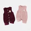 Corduroy Baby Romper: Warm Sleeveless Harem Pants for Boys - Early Winter/Autumn Style