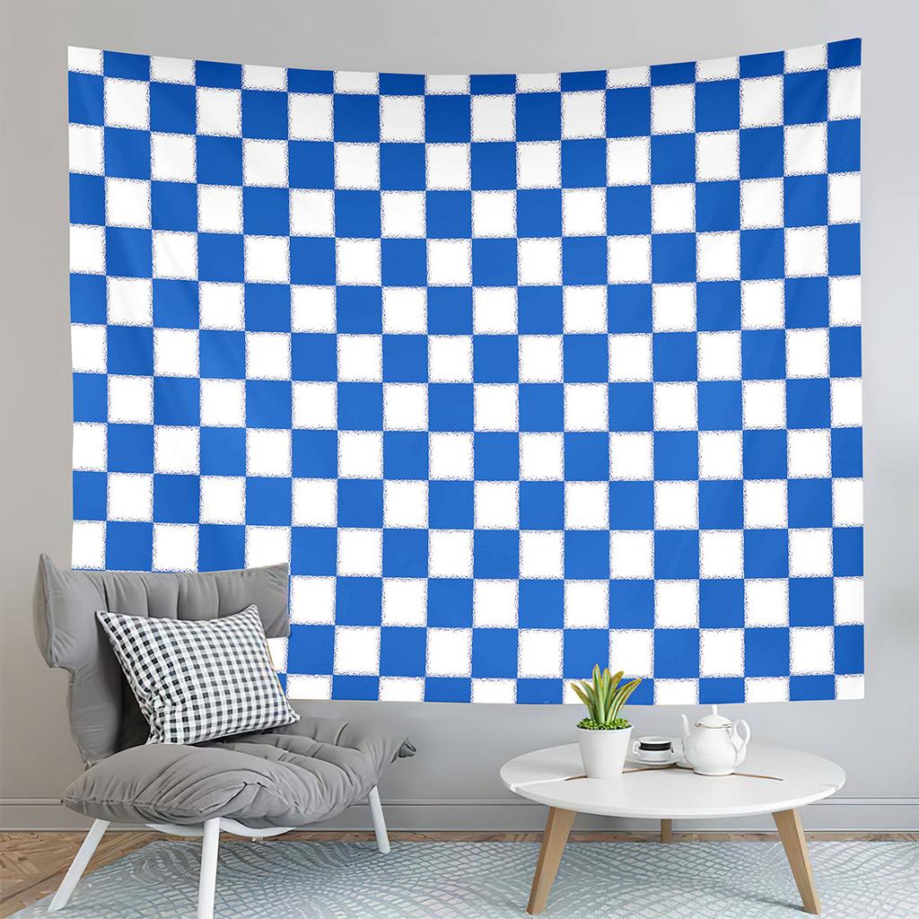 Checkerboard Tapestry Black and White Pattern Tapestry Abstract Style Tapestry Wall Hanging Tapestries Living Room Bedroom Dorm