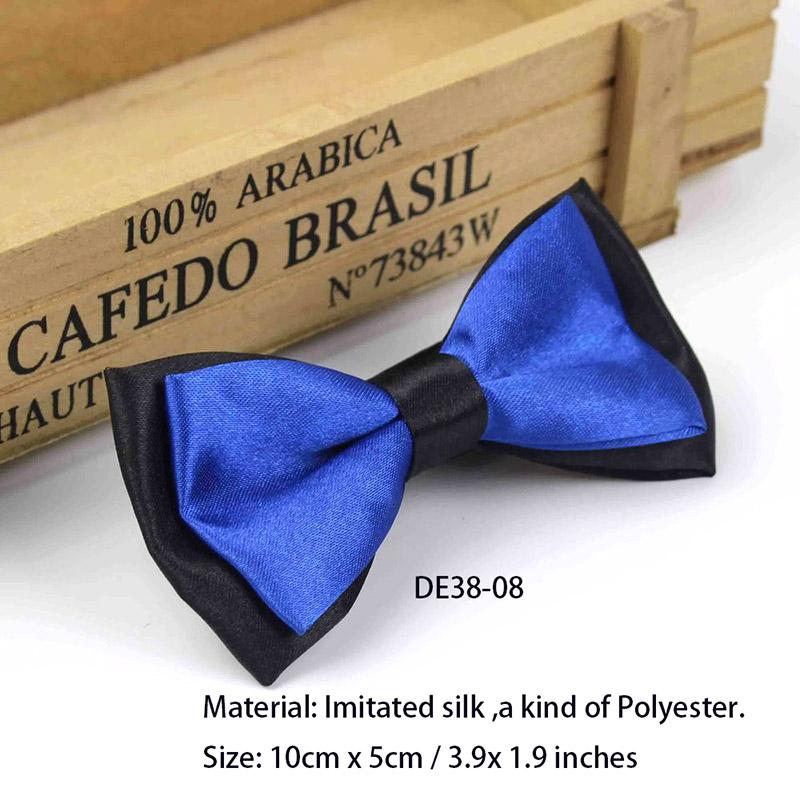 Classic Children's Bow Tie Baby Boy's Girl Fashion Solid Color Adjustable Bow Tie Children's Two-tone Pet Dog and Cat Bow Tie