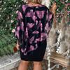 Plus Size Bodycon Dress for Women Summer Mother of The Bride Dress with Floral Chiffon Overlay Cape Formal Evening Party Cocktail Dress