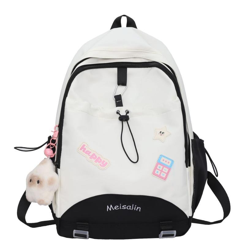 Summer new backpack female fresh and cute college style large capacity backpack junior high school college student class bag