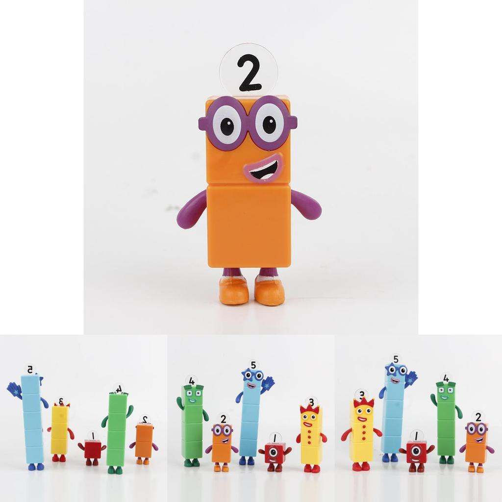 Numberblocks Bunte Bausteine Niedliche Verwandlungsfiguren für Kinder Spielzeit