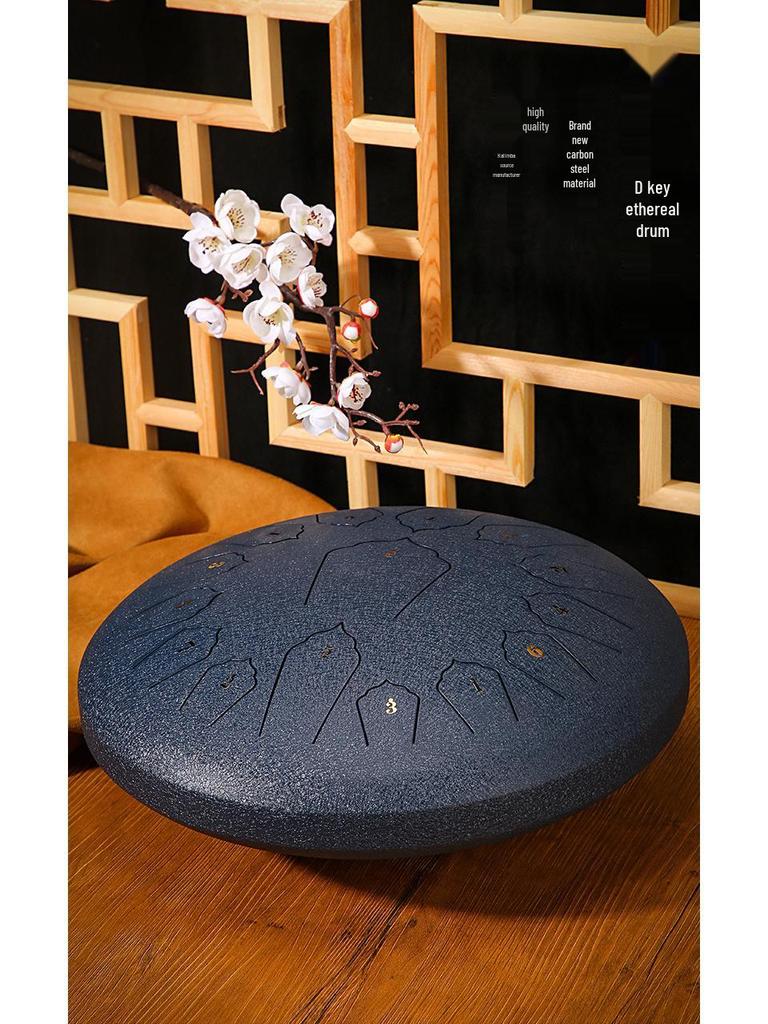Ätherische Stahltongtrommel: 6-14 Zoll Sanskrit Handpan für Erwachsene & Anfänger