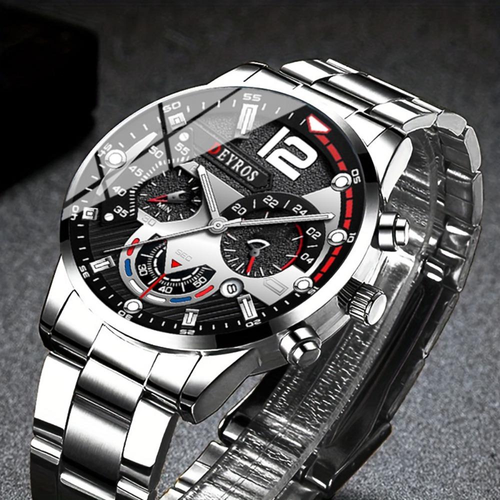 Watch 2-Piece Set Men'S Watch Business Watch Quartz Watch Set