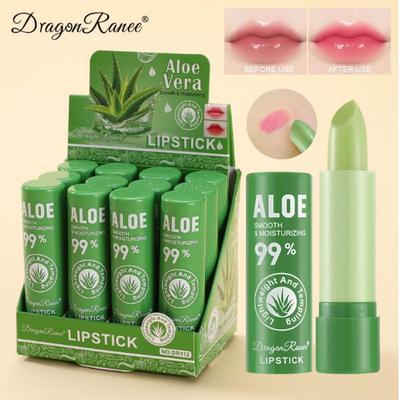 Aloe Vera Lipstick Color Changing Lip Balm Moisturizing Waterproof Long Lasting Anti-dry Cracking Temperature Change Lipstick
