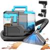 530W Portable Carpet and Sofa Cleaner, Standard Brush Head, 2000 ml + 800 ml Dual Tanks
