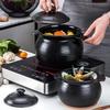 ZISIZ Double-Handle Threaded Soup Pot
