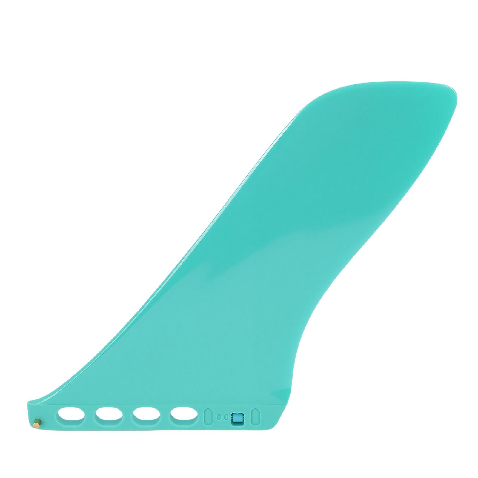 

Paddle Board Tail Fin Nylon Fiberglass 9.25 Inch Surf Fin Replacement for Longboard Surfing Accessories Green зелений