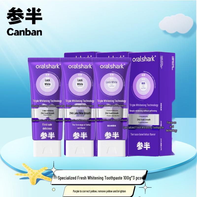 

Cenban Fresh Whitening & Stain Removal Toothpaste 3-Pack