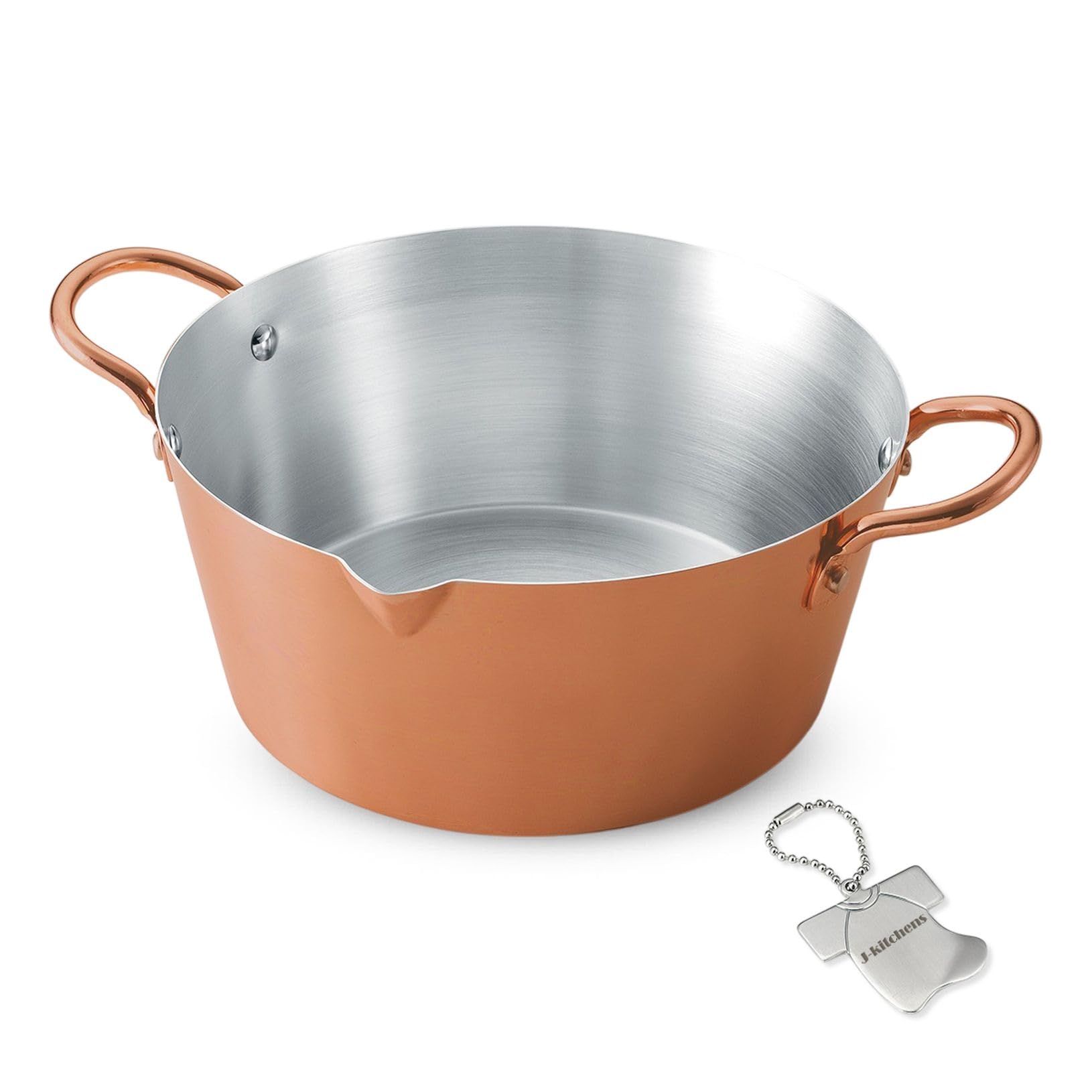 

Медь Темпура для газовых плит Сделано в Включает Оригинальную сковороду J-kitchens, 18 см, Только, Япония, Футболка Kankiri-kun