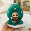 Labubu Christmas Keychain & Doll Outfit: Cloak, Sweater, and Hat Set