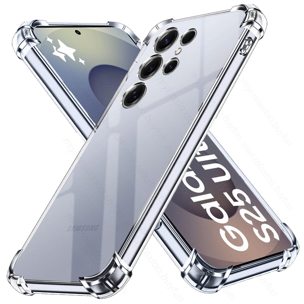 

3To1 TPU Soft Cover For Samsung S25 S26 Ultra S 25 26 Plus 5G Case Protective Glass S25Ultra S25+ S26+ Camera Screen Protector For Samsung S25