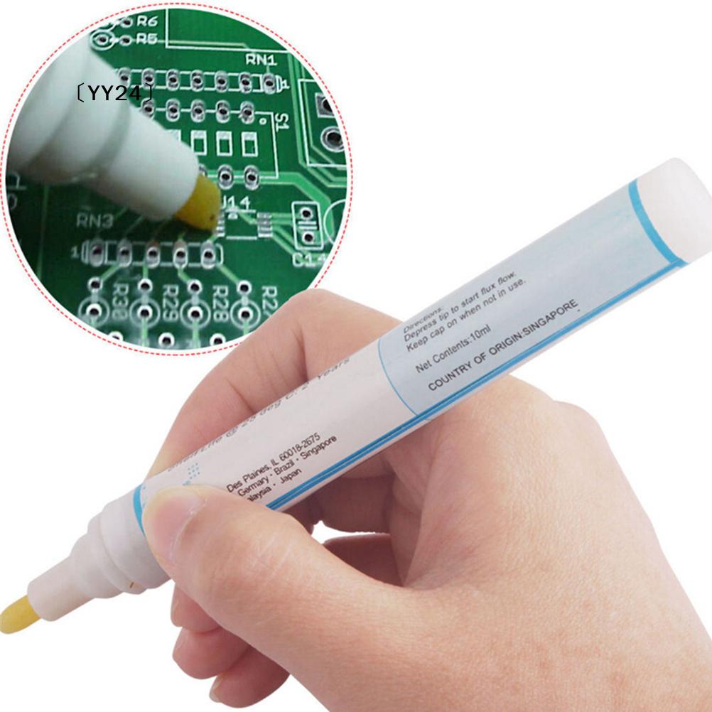 951 Soldering Flux Pen Low Solids No Clean 102 Flux Pen Soldering Rosin Solder Paste Applicator Brush Head For Solder Solar Cell