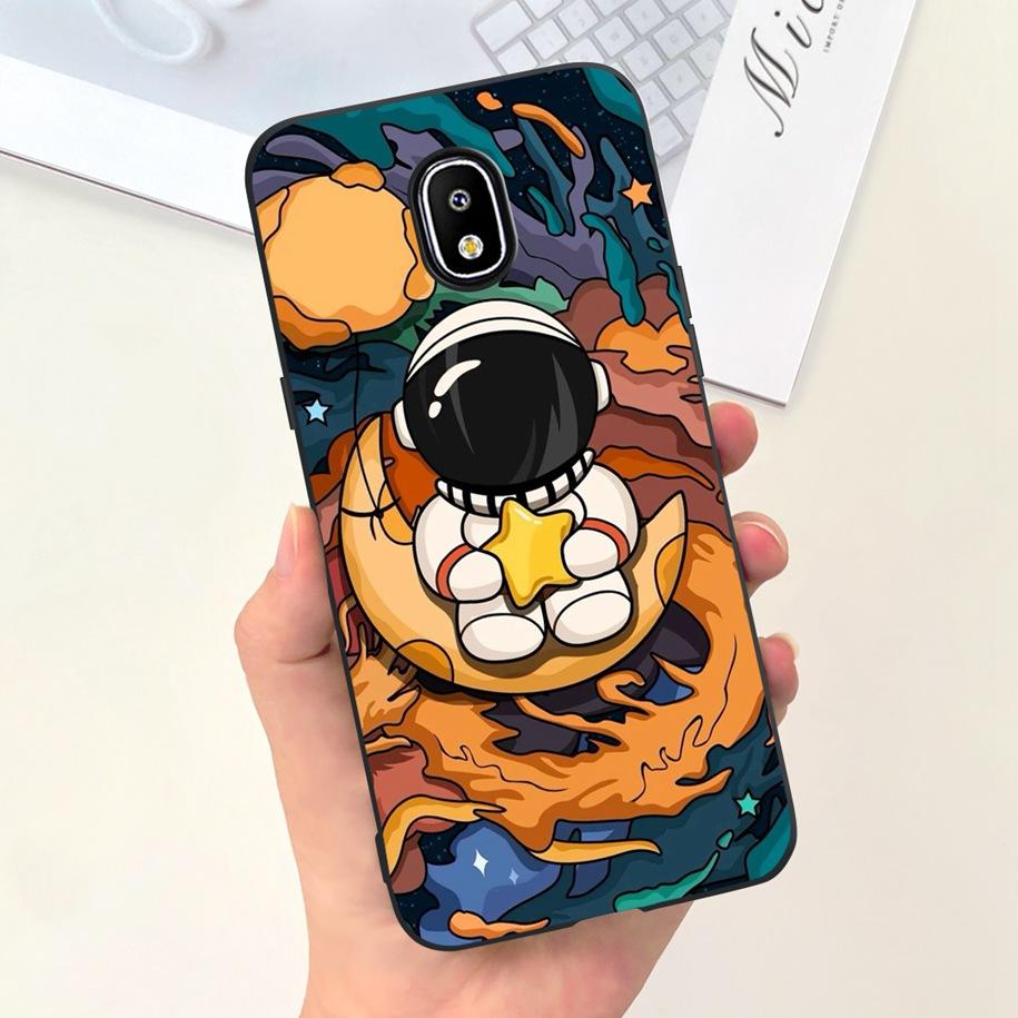 For Samsung Galaxy J7 J5 J3 2017 Case SM-J330F J530F J730F TPU Cover Fashion Pattern Soft Funda on Samsung J7 Pro 2017 Protector