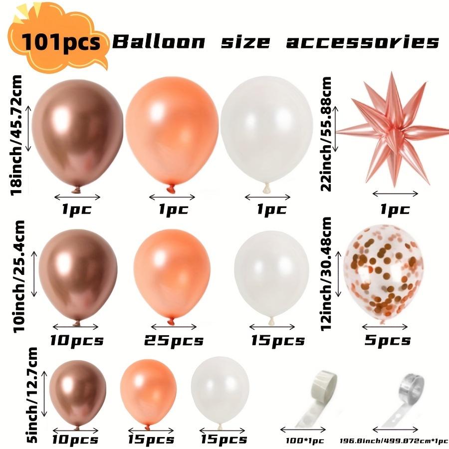 Retro Pink White Gold Balloons Garland Arch Kit Birthday Party Decoration Kids Baby Shower Wedding Party Supplies Letax Ballons