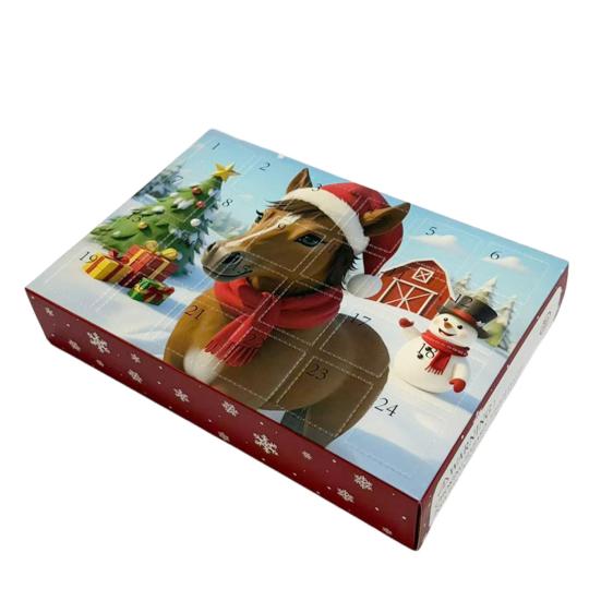 Christmas Advent Calendar 2025 24 Days Shark/Horse Countdown Calendar with 24 Collectible Figures Holiday Gifts