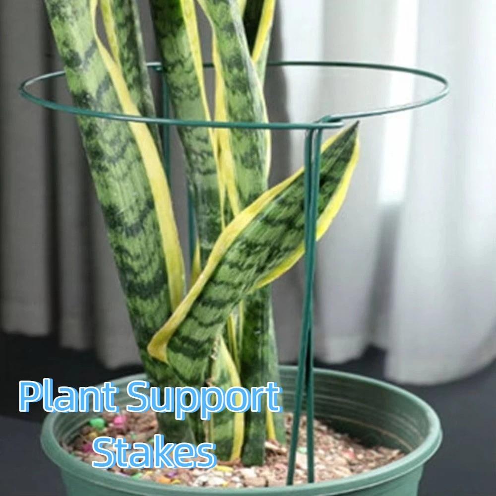 2PCS Half-Ring Plant Support Stakes U-Shaped Flower Support Rack  Potted Plants