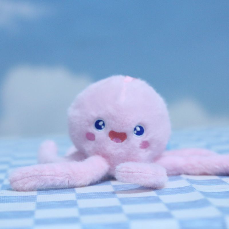 Animal Whimsical Ocean Plush Keychain With Cute Shark Crab And Octopus Collectors For