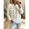 Napoleonic Style Single-Breasted Multi-Button Cropped Denim Jacket -  Fall New Arrival, Cross-Border European & American Style, Wholesale