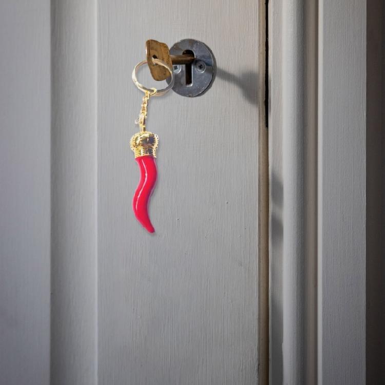 Unique  Chilli Pepper Pendant Keychains Car Keyring Hanging Decoration Ornament Bag Pendant Birthday Gift for Girls