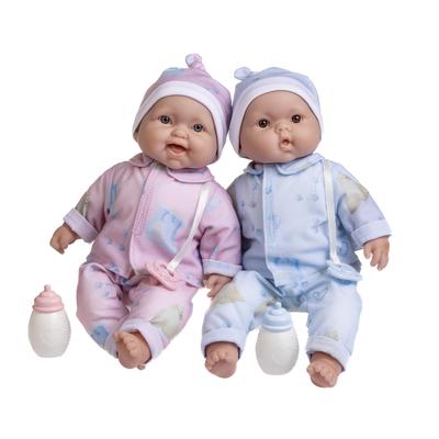 JC Toys Lots To Cuddle Baby Soft Soft Body Designed by Berenguer 35024 Babies, 13-Inch Doll, Twins, [Used]