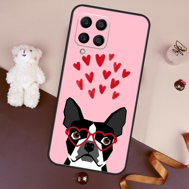 Boston Terrier Dog Case For Samsung Galaxy M32 M52 M14 M54 M13 M33 M53 M56 M36 M16 M31 M11 M12 M35 M55 M15 M06