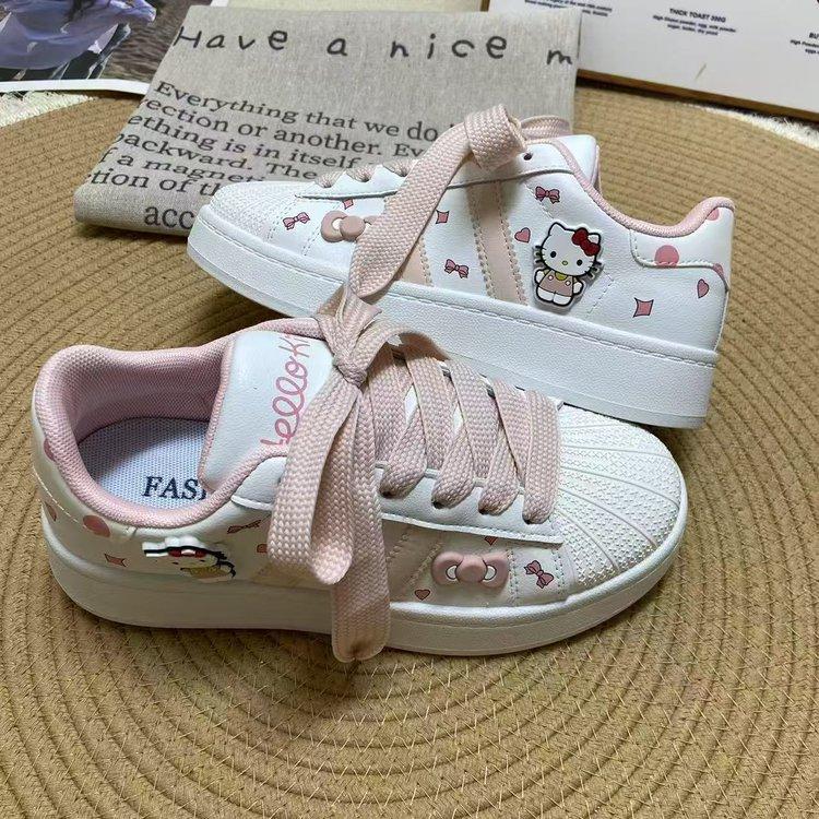 

Shell head sports board shoes bread shoes women s original pink white shoes women s 2025 autumn new casual board shoes 40
