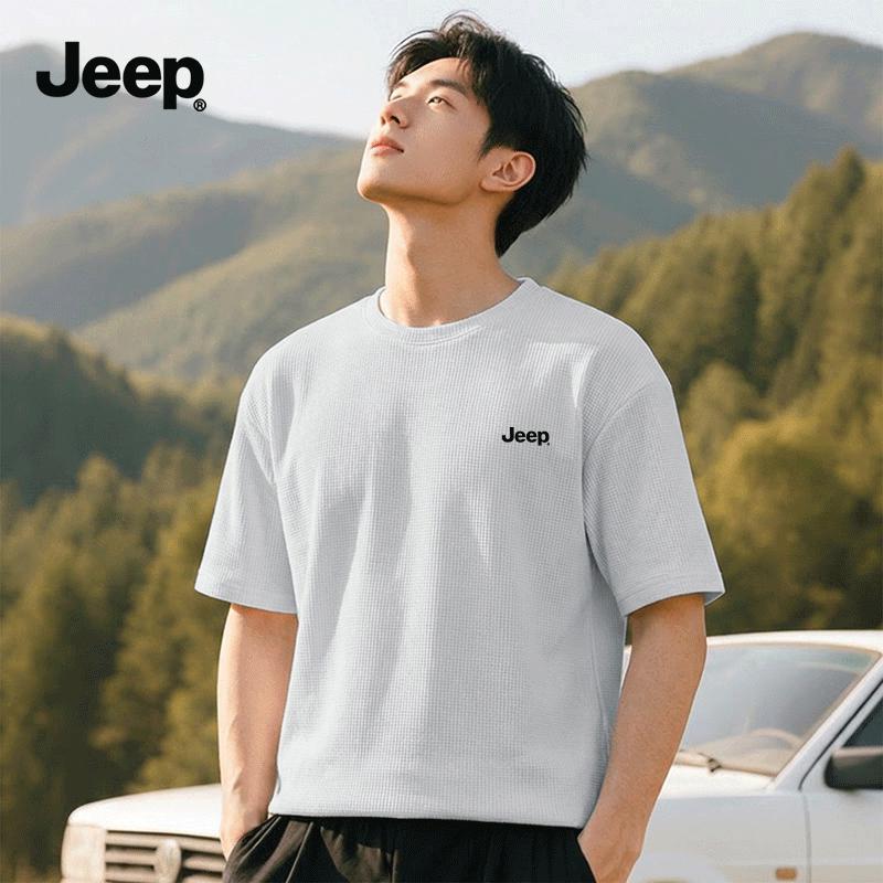 Men s JEEP Waffle Knit Short Sleeve T-Shirt XL