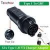 Electric Vehicle Charging Connector Type 2 To Type 1 J1772 EV Adapter Type 2 To GBT EVSE Charger Type 1 To GBT EV Adaptor