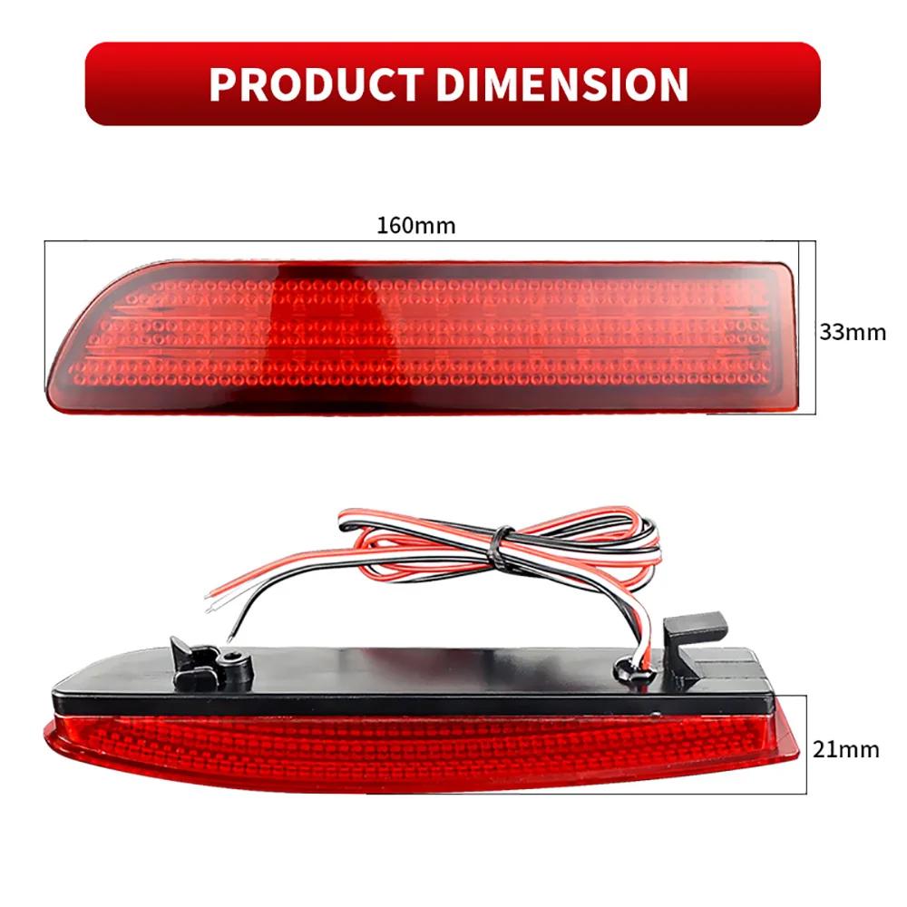 2Pcs LED Rear Bumper Reflector Light for Toyota Avensis Saloon Estate/Tourer Estima 2.4 Previa RAV4 Brake Warning Dynamic Lamp.