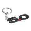 Adesivo per auto 3D Portachiavi in ​​metallo per Ford Focus 2 3 Mustang Shelby Mondeo GT F150 Everest Cobra Snake Decalcomania Anello portachiavi Catena Custodia