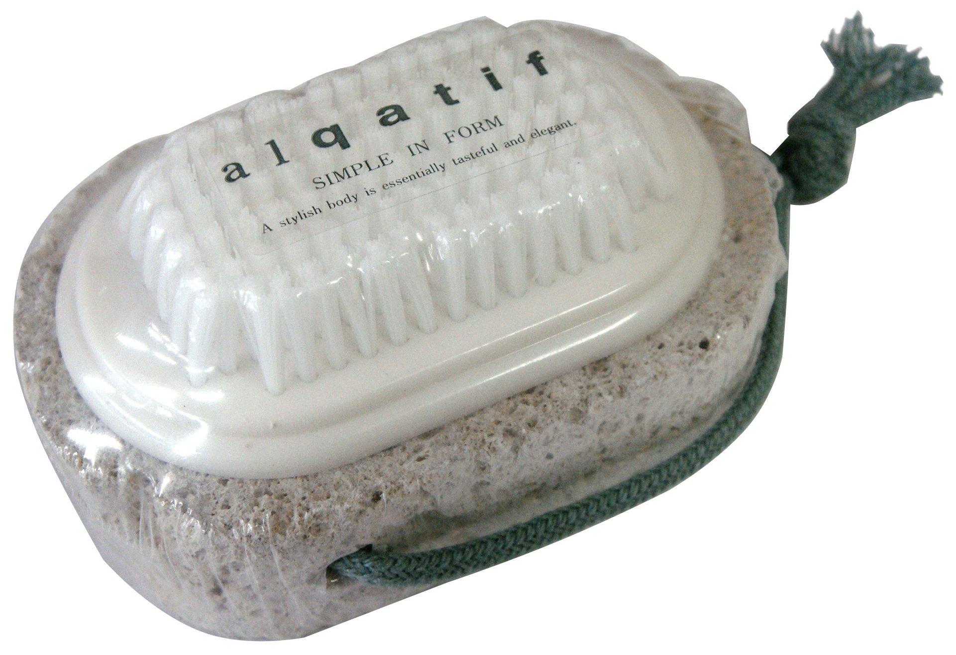 Ishimizu Pumice Stone for Heel with Pumice Stone Brush 00892 Calluses,