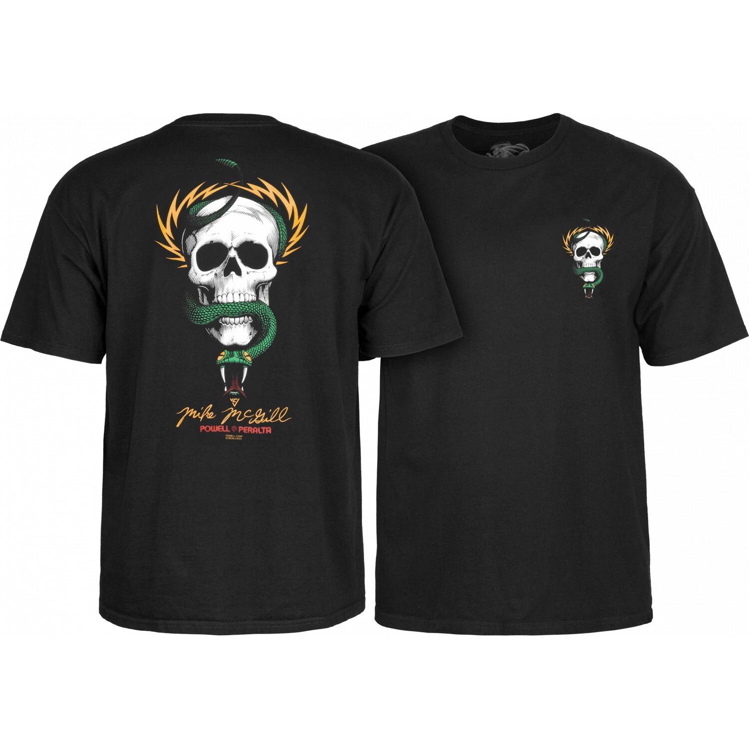 Powell Peralta Skateboard Shirt McGill Skull & Snake Black M