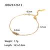 Elegant French Zircon Bracelet Minimalist Titanium Steel Jewelry Accessory