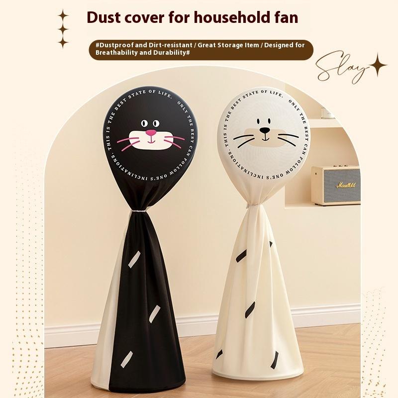 Husă de protecție pentru ventilator de podea, lavabilă, impermeabilă, rezistentă la praf, rotundă, pentru ventilator electric, husă de uz casnic universală pentru depozitare