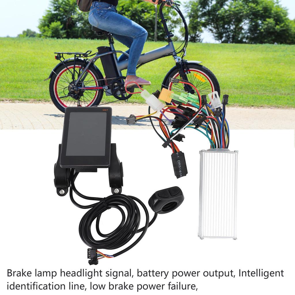 Electric Scooter Brushless Motor Controller Kit LCD Display Good Heat Dissipation Bike Controller Panel Kit 500W 48V 60V