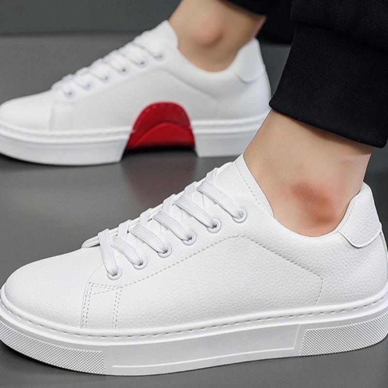 Men's Sneakers High Quality Leather Casual Shoes Luxury Business Office Shoes Trendy Skateboard Shoes Zapatillas Hombre
