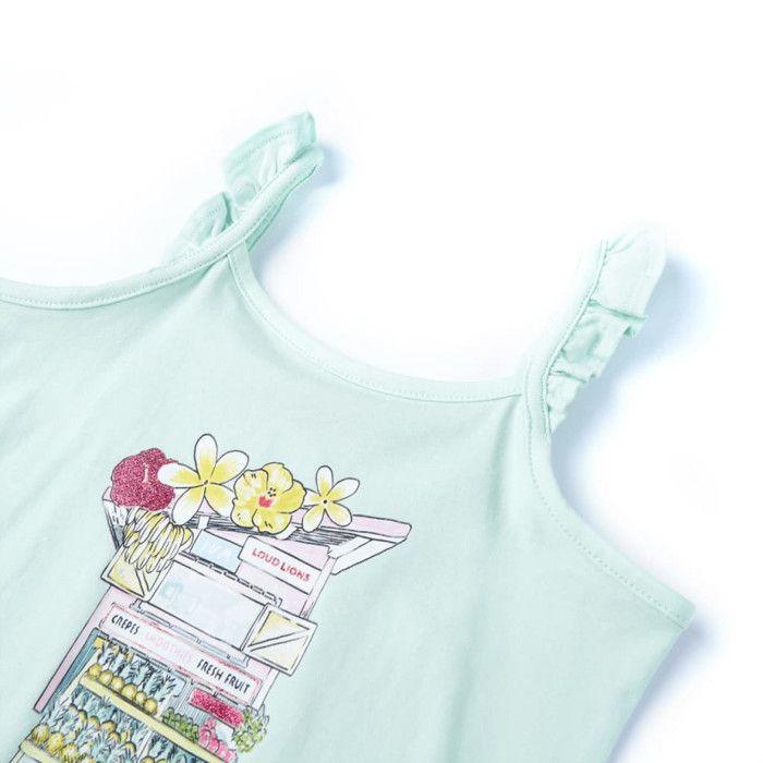 Children's Tank Top Light Mint 5 Sizes Available
